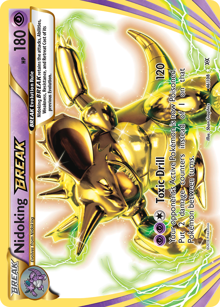 pokemon gold break cards Pokemon X and Y BREAKthrough Rare Holo BREAK Zoroark BREAK #92