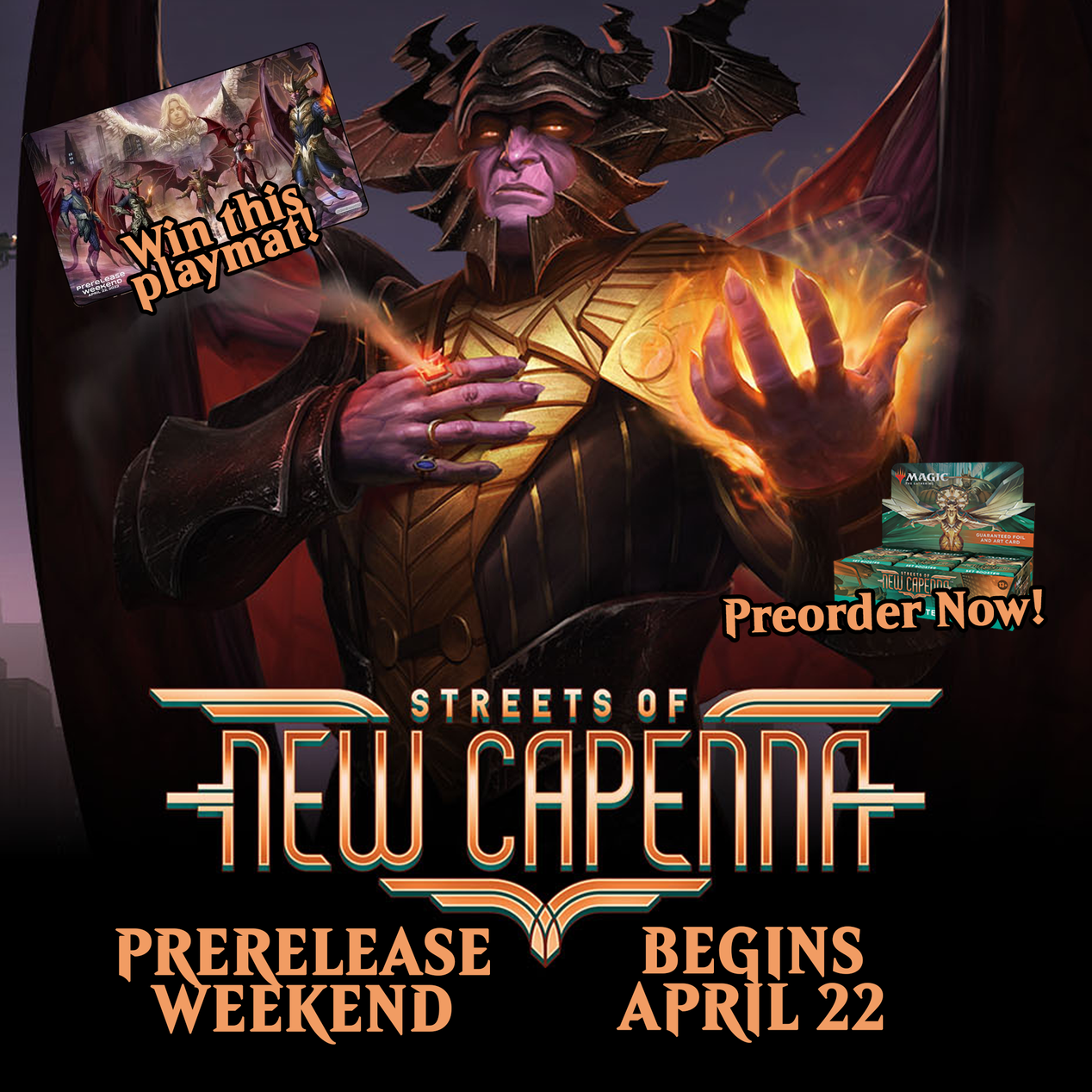 Magic - Streets of New Capenna Pre-Release Weekend!