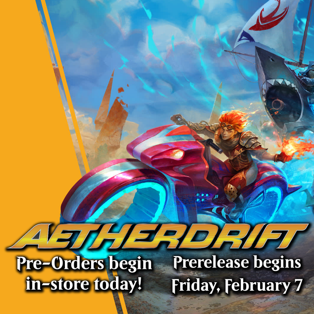 Magic - Aetherdrift Prerelease and Pre-order Info