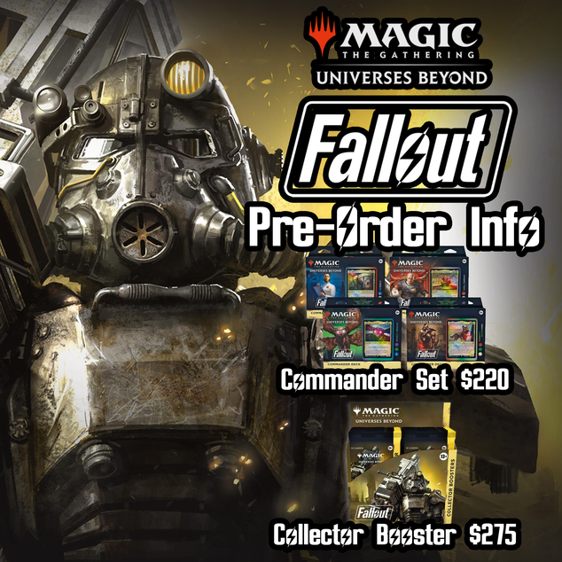 Magic - Universes Beyond - Fallout Pre-Order Info!