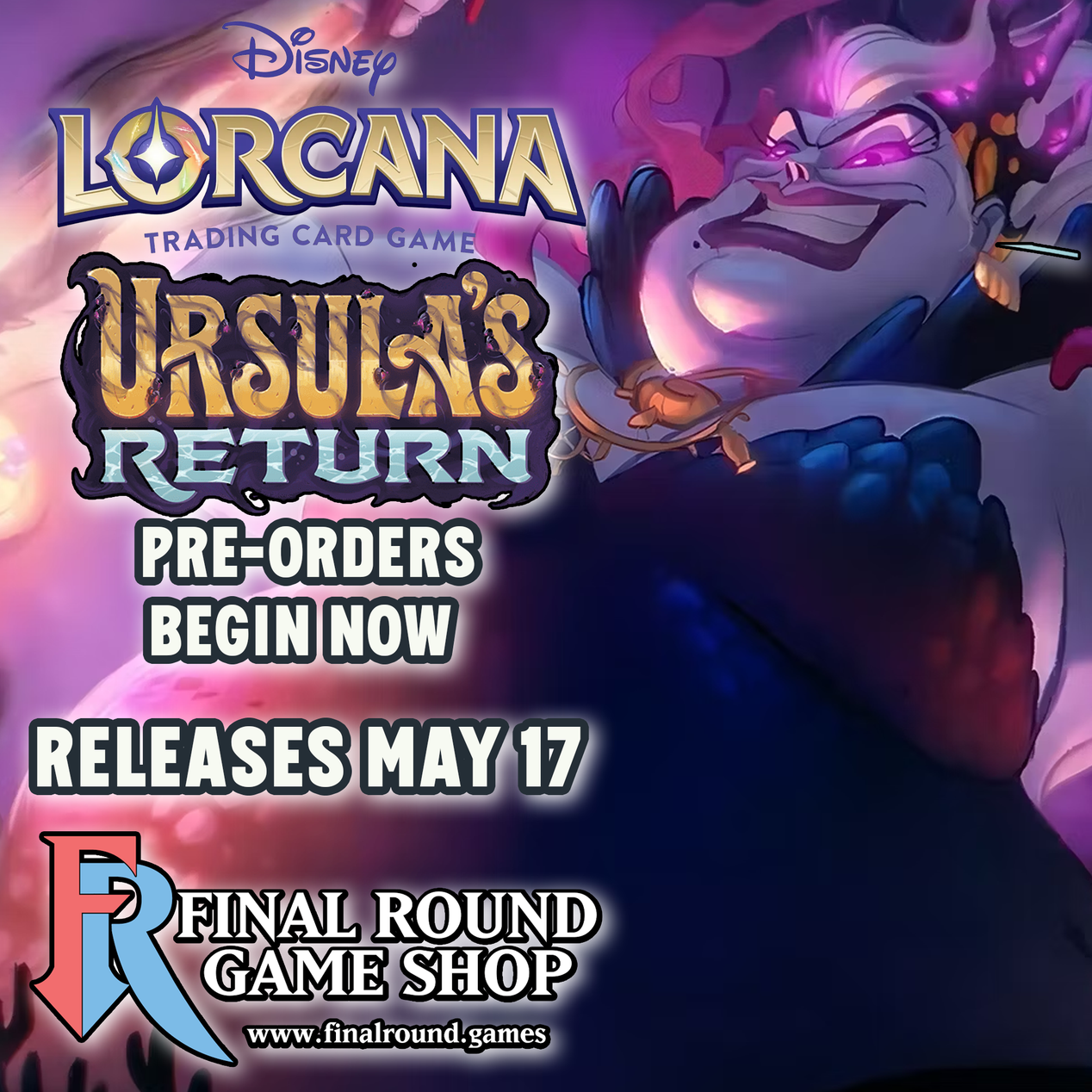 Lorcana - Ursula's Return Pre-Orders begin now!
