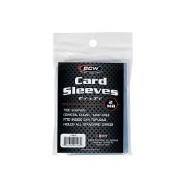 BCW Standard Cad Sleeves- Clear (100-Pack)