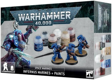 Warhammer 40K: Space Marines - Infernus Marines + Paint Set