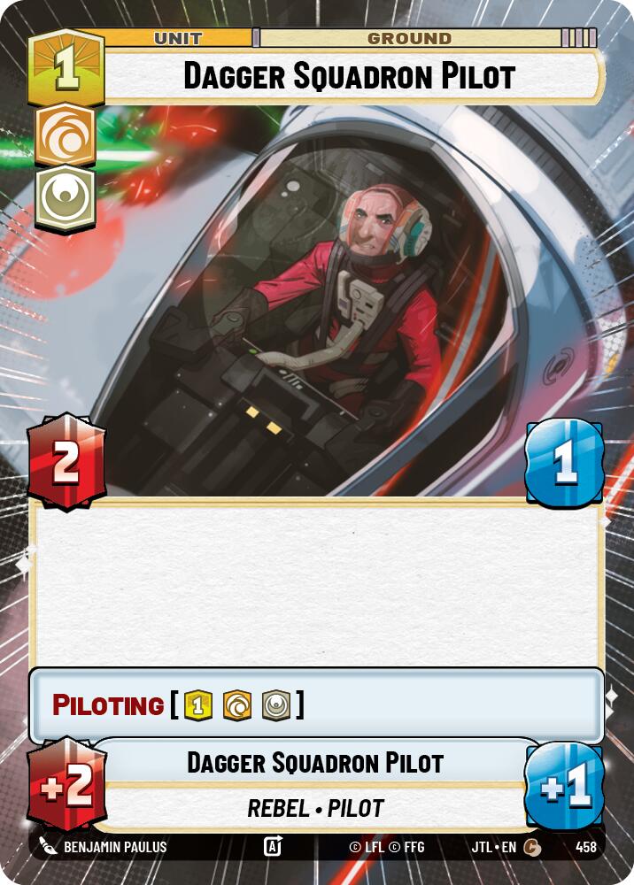 Dagger Squadron Pilot (458) (Hyperspace) (458) [Jump to Lightspeed]