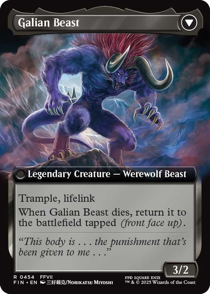 Vincent Valentine // Galian Beast (Extended Art) [FINAL FANTASY]