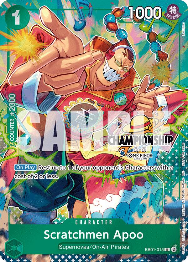 Scratchmen Apoo (CS 25-26 Celebration Pack) [One Piece Promotion Cards]