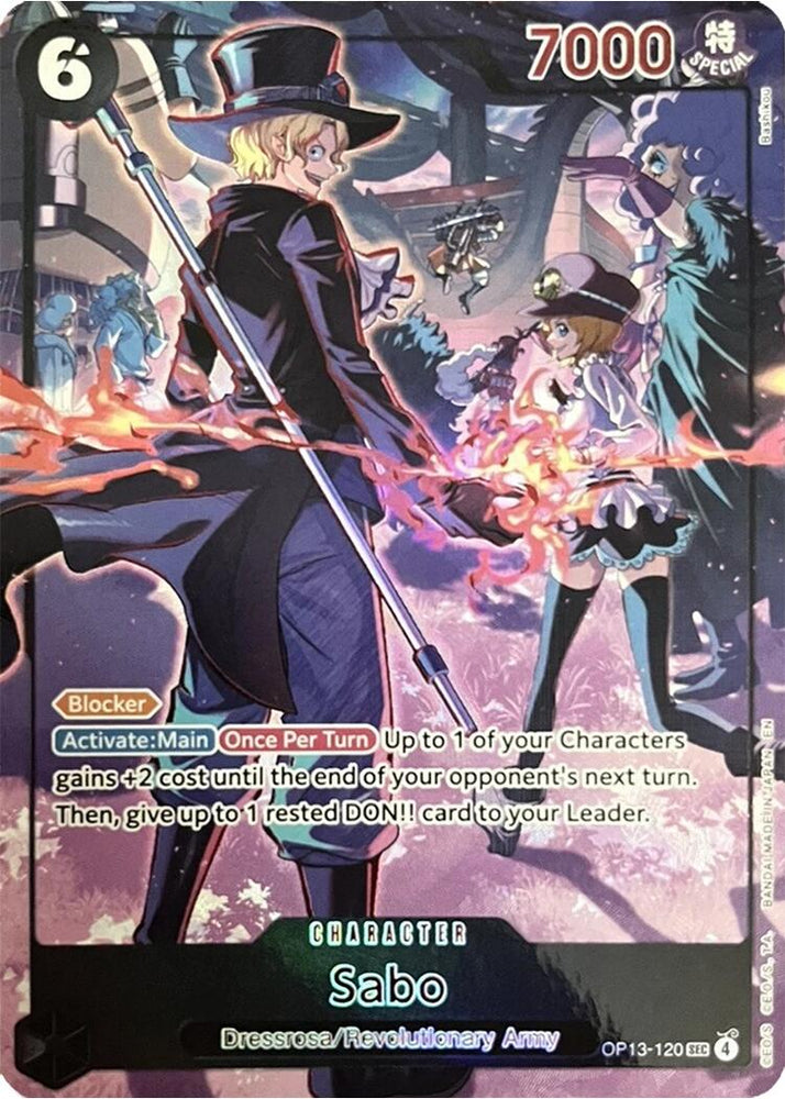 Sabo (English Version 3rd Anniversary Set) [One Piece Promotion Cards]