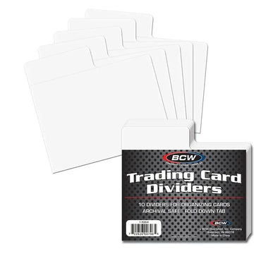 BCW Trading Card Dividers - Horizontal 10 Pack