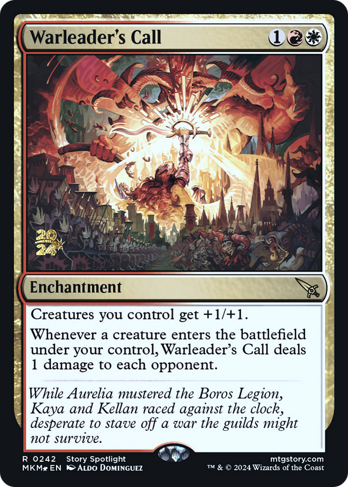 Warleader's Call [Murders at Karlov Manor Prerelease Promos]