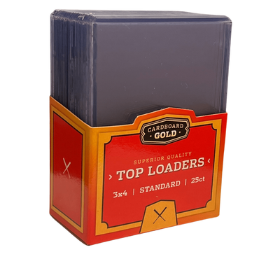 Cardboard Gold Top Loaders - 25 Ct