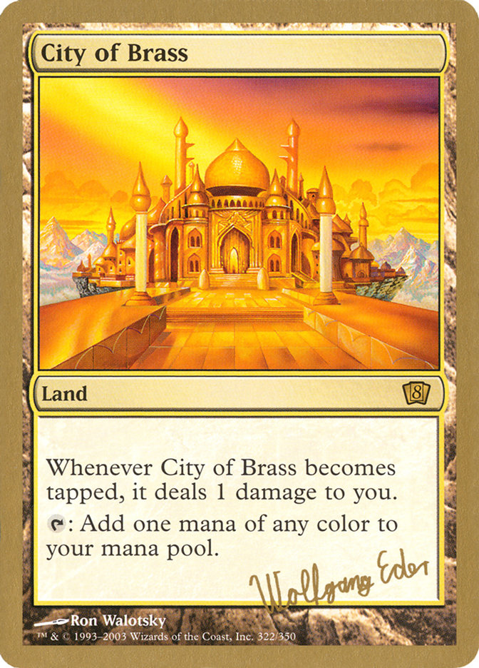 City of Brass (Wolfgang Eder) [World Championship Decks 2003]
