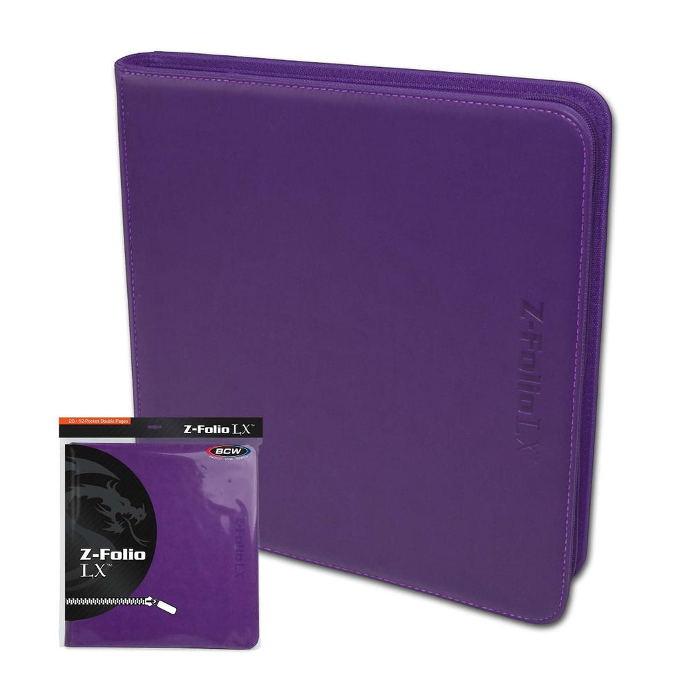 BCW Z-FOLIO LX 12-Pocket Binder