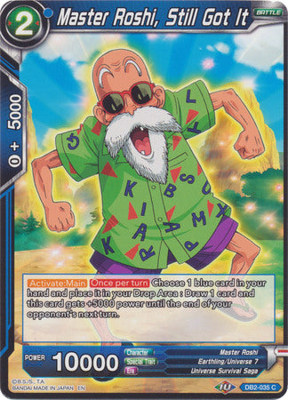 Master Roshi, Still Got It [DB2-035]