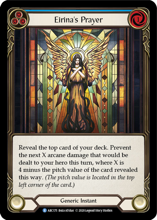 Eirina's Prayer (Blue) [ARC175] Unlimited Rainbow Foil