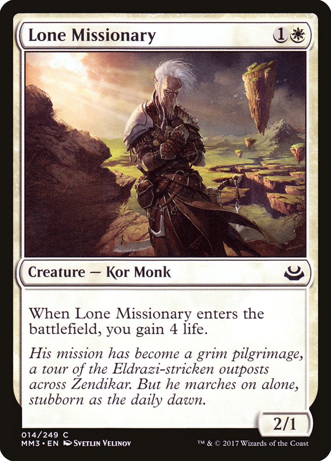 Lone Missionary [Modern Masters 2017]