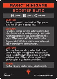 Magic Minigame: Booster Blitz [Zendikar Rising]