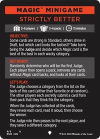 Magic Minigame: Strictly Better [Zendikar Rising]
