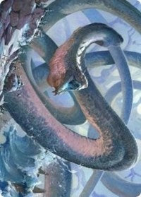 Koma, Cosmos Serpent 1 Art Card [Kaldheim: Art Series]