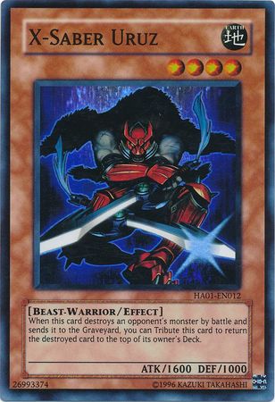 yugioh x saber cards X-Saber Uruz [HA01-EN012] Super Rare
