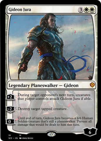 Gideon Jura [Starter Commander Decks]