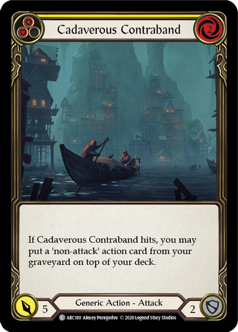 Cadaverous Contraband (Yellow) [ARC180] Unlimited Rainbow Foil
