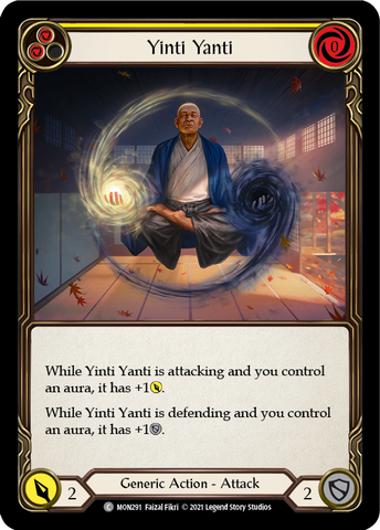 Yinti Yanti (Yellow) (Rainbow Foil) [MON291-RF] 1st Edition Rainbow Foil