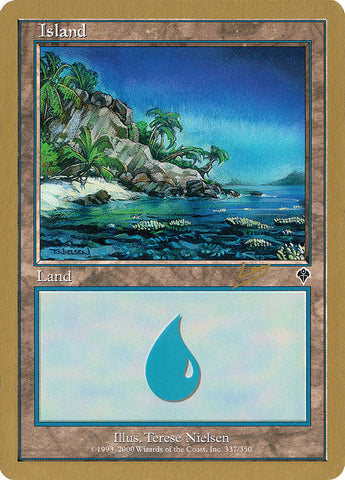 Island (rl337a) (Raphael Levy) [World Championship Decks 2002]