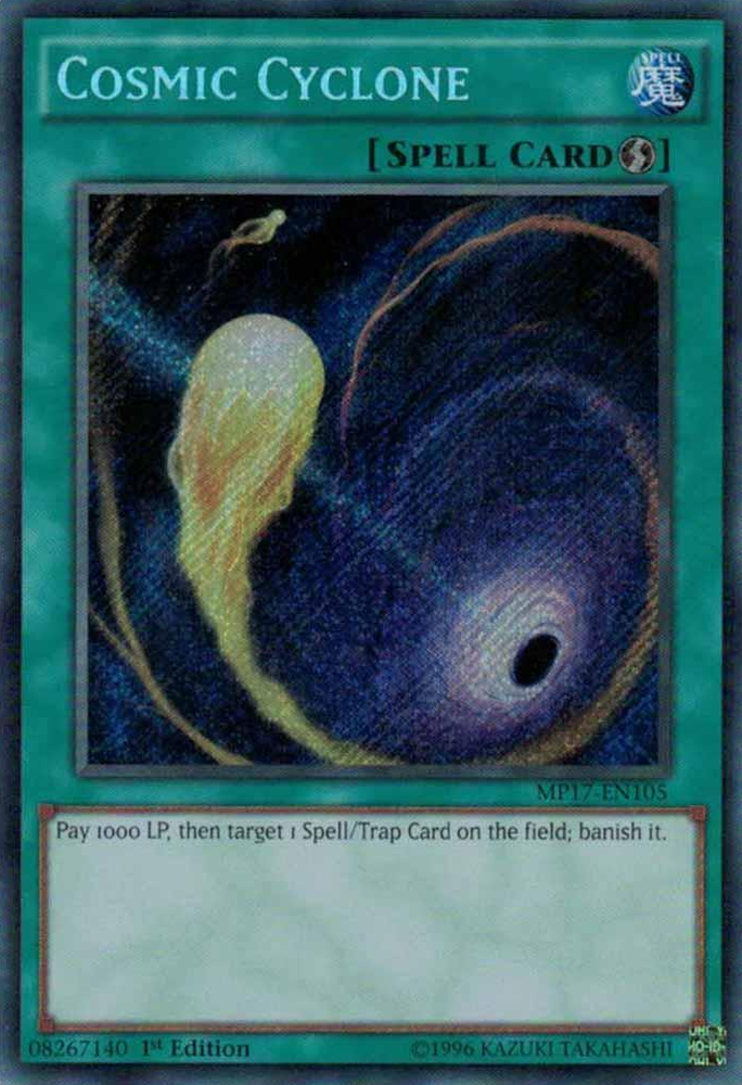 Cosmic Cyclone [MP17-EN105] Secret Rare