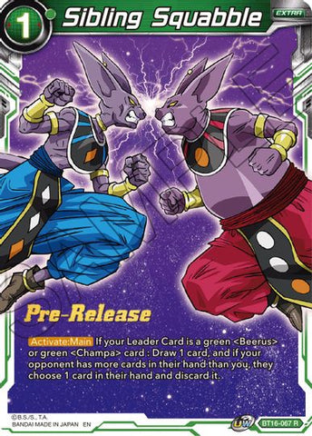 Sibling Squabble (BT16-067) [Realm of the Gods Prerelease Promos]