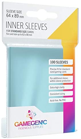 GameGenic - Inner Card Sleeves (100-Count)