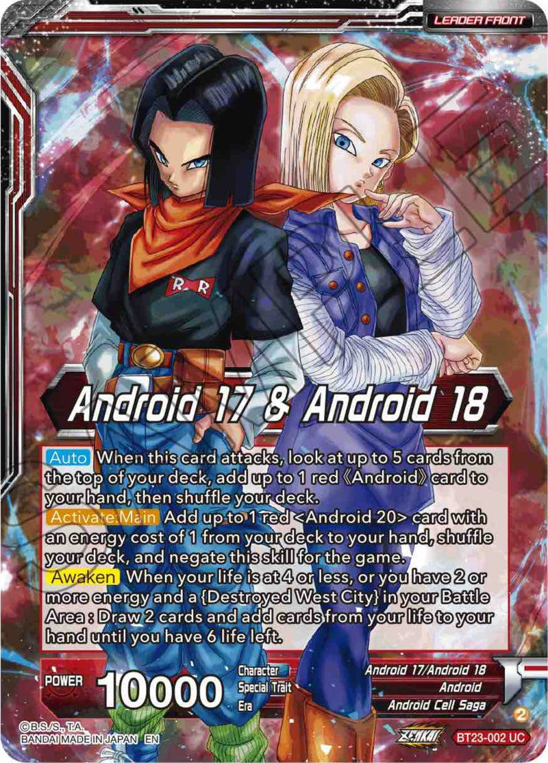 Android 17 & Android 18 // Android 17 & Android 18, Future Evil (BT23-