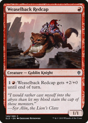 Weaselback Redcap [Throne of Eldraine]