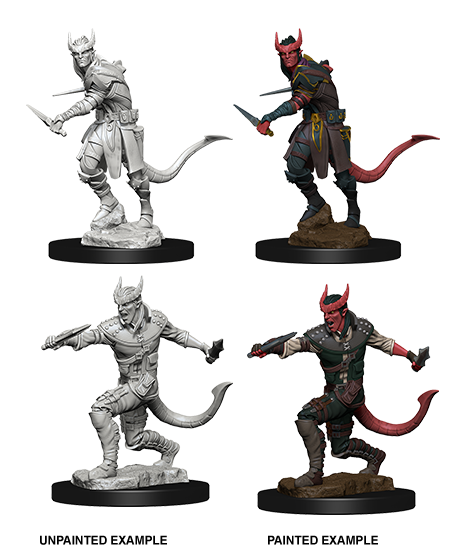 Dungeons & Dragons Nolzurs Marvelous Unpainted Miniatures: W5 Tiefling Male Rogue