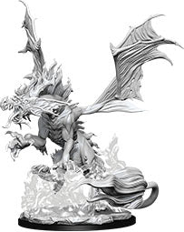 Pathfinder Deep Cuts Unpainted Miniatures - Nightmare Dragon