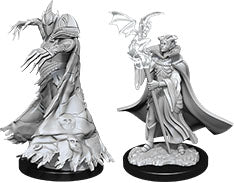 Pathfinder Deep Cuts Unpainted Miniatures - Cultist & Devil