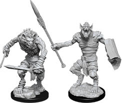 Dungeons & Dragons Nolzurs Marvelous Unpainted Miniatures - Gnoll & Gnoll Flesh Gnawer