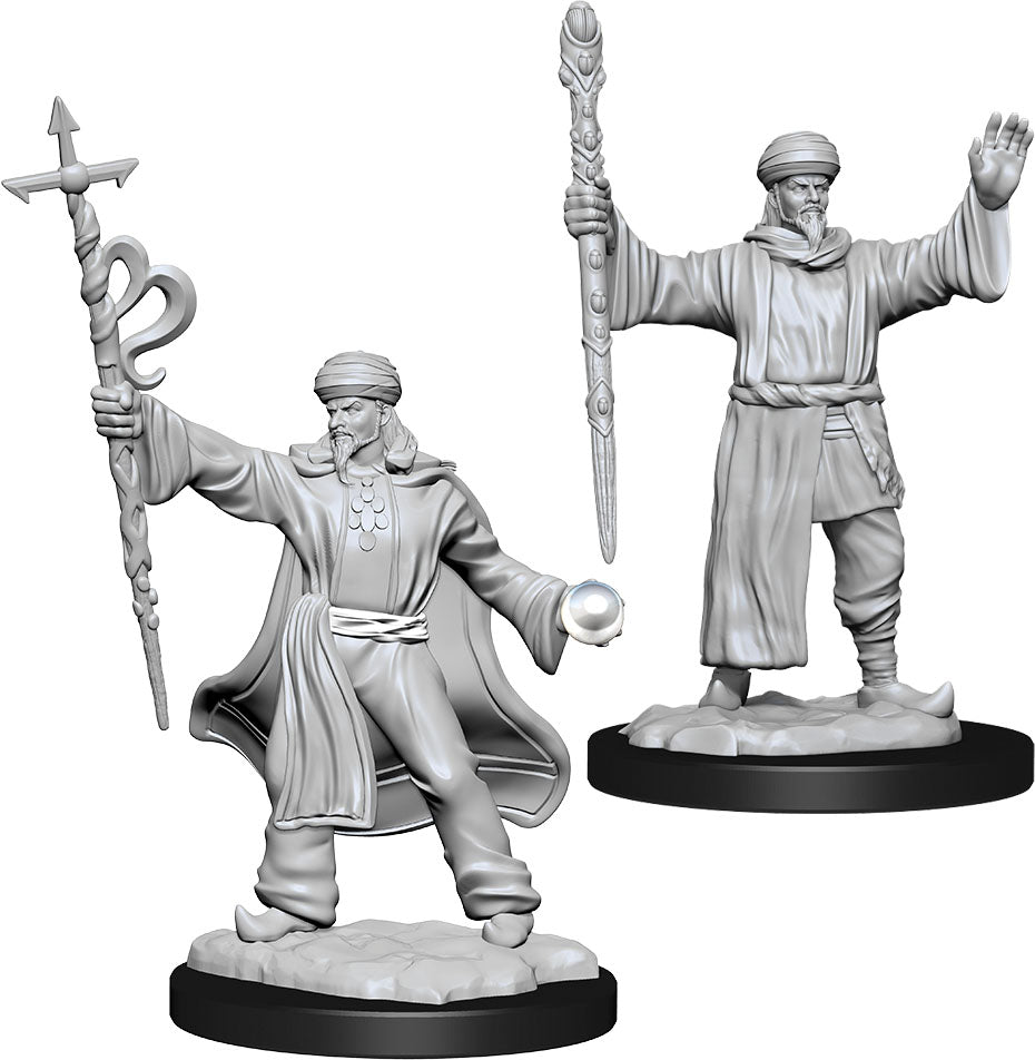 Dungeons & Dragons Nolzurs Marvelous Unpainted Miniatures: Human Wizard Male