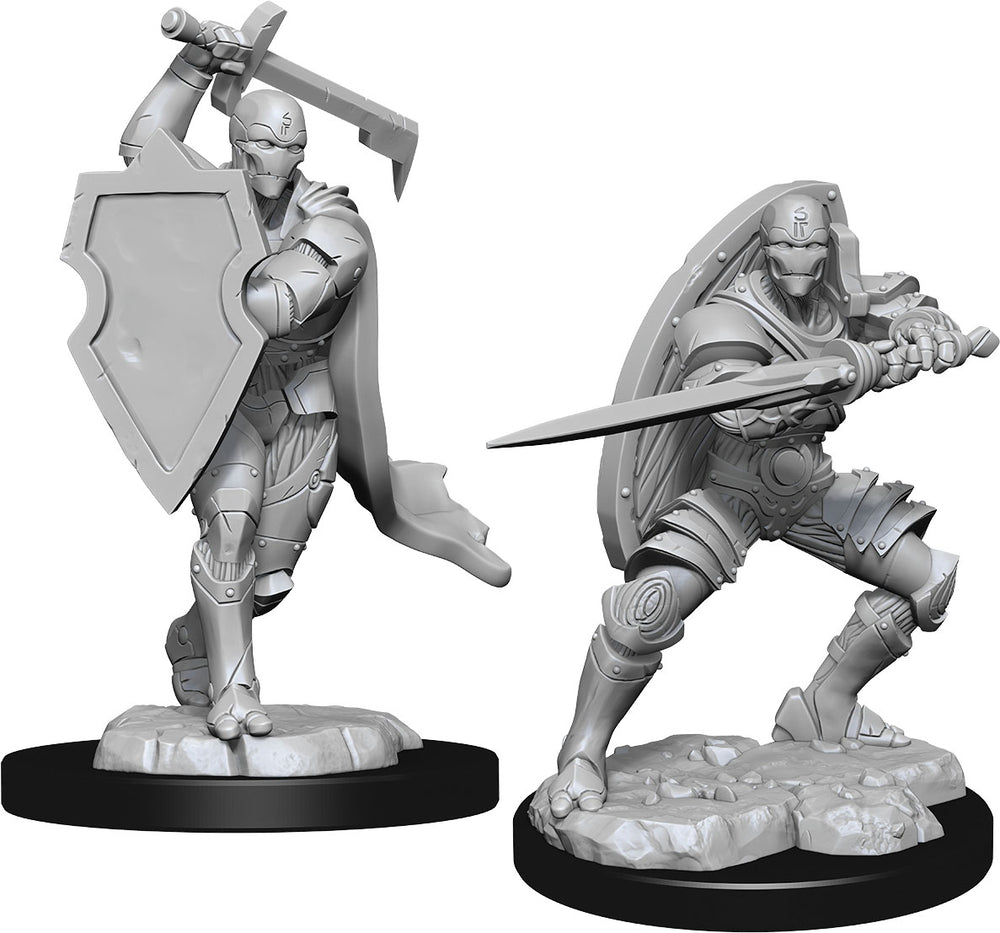 Dungeons & Dragons Nolzurs Marvelous Unpainted Miniatures: Warforged Fighter Male
