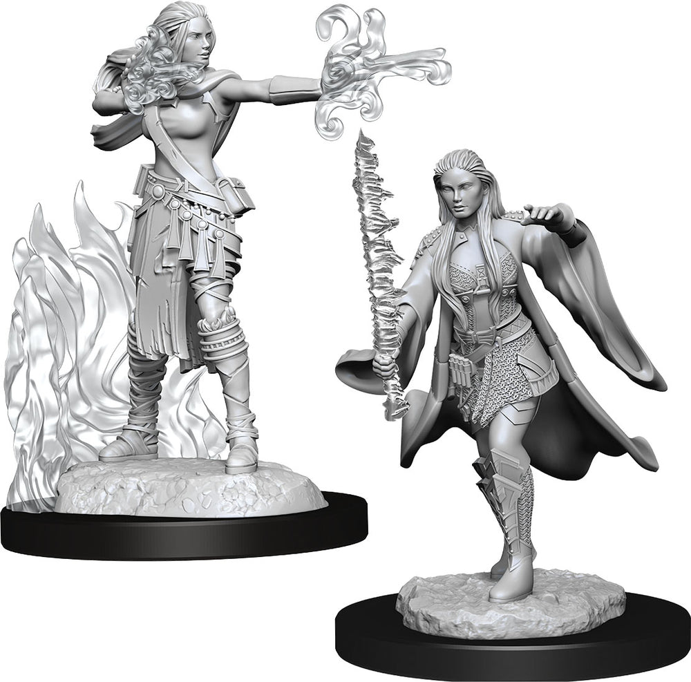 Dungeons & Dragons Nolzurs Marvelous Unpainted Miniatures: Multiclass Warlock + Sorcerer Female