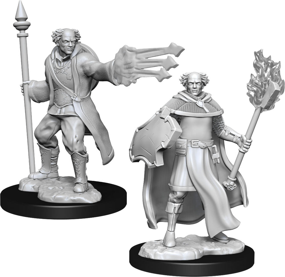 Dungeons & Dragons Nolzurs Marvelous Unpainted Miniatures: Multiclass Cleric + Wizard Male