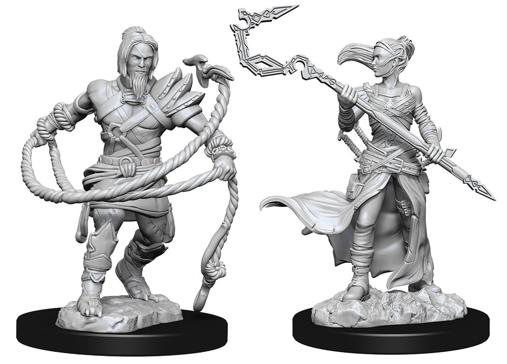 Magic the Gathering Unpainted Miniatures: Stoneforge Mystic & Kor Hookmaster (FighterRogueWizard)