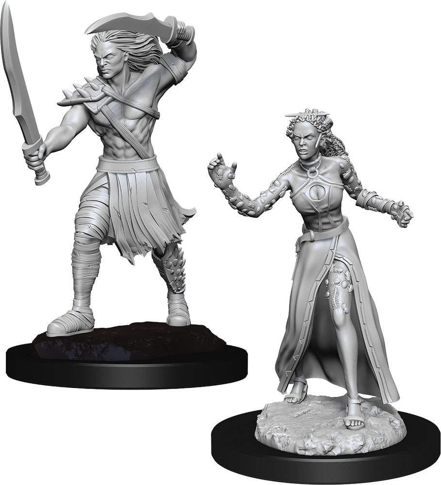 Magic the Gathering Unpainted Miniatures: Vampire Lacerator & Vampire Hexmage