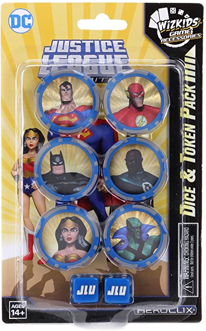 Justice League Unlimited Dice and Token Set