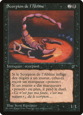 Pit Scorpion (French) - "Scorpion de l'Abime" [Renaissance]