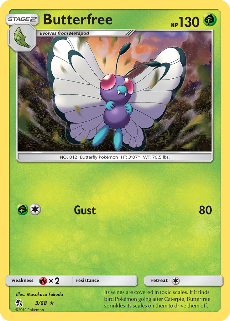 pokemon card butterfree V RarityRare Hit Points120 HP Grass Scale Hurricane (60x) Flip 4 coins Butterfree | Pokmon Cards and