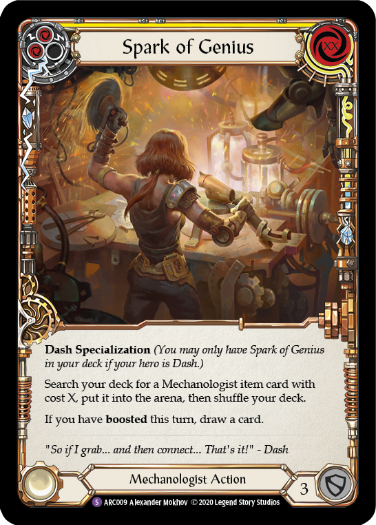 Spark of Genius [ARC009] Unlimited Rainbow Foil