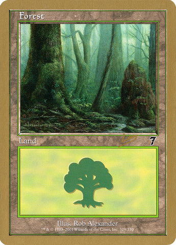 Forest (rl329) (Raphael Levy) [World Championship Decks 2002]