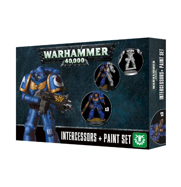 Warhammer: 40K - Intercessors + Paint Set