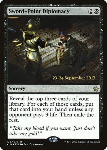 Sword-Point Diplomacy  [Ixalan Prerelease Promos]