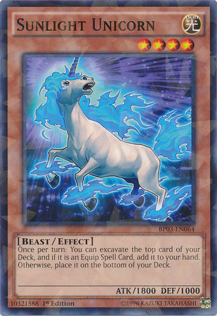 Sunlight Unicorn [BP03-EN064] Shatterfoil Rare